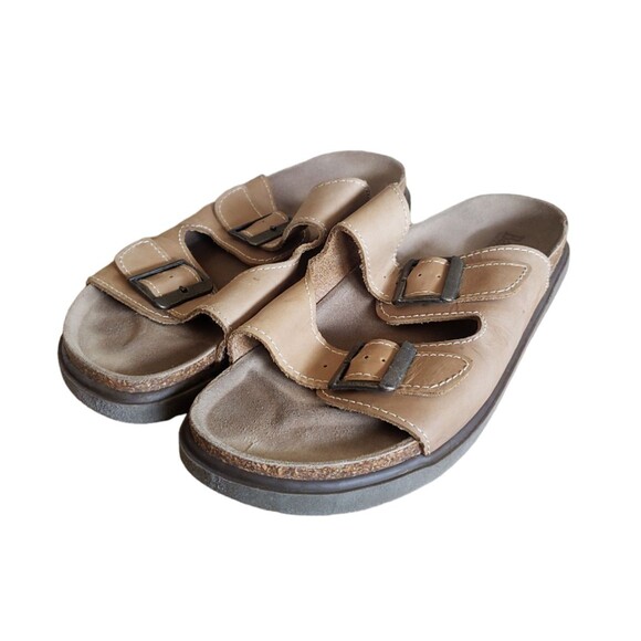 GH Bass & Co D Tan BELMAR Double Strap Sandals Men\'s Size 13M  Made in Italy main image 9